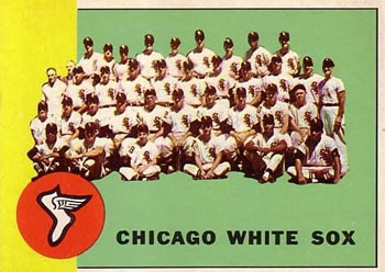 1963 Topps Baseball Cards      288     Chicago White Sox TC